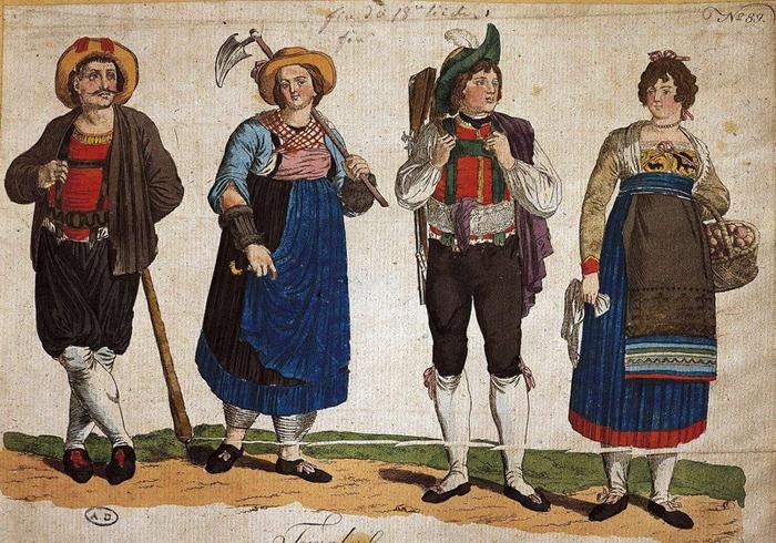 奥地利人的服装风格