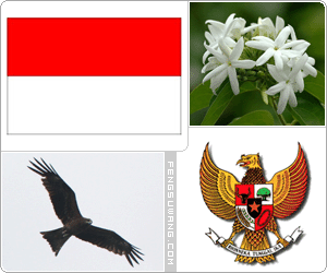 印度尼西亚国旗/国徽/国歌/国花/国鸟