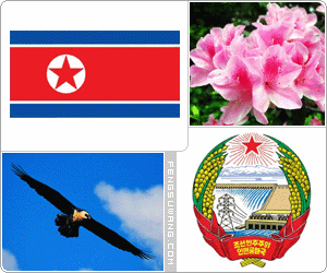 朝鲜国旗/国徽/国歌/国花/国树/国鸟
