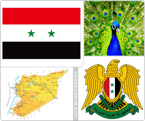 叙利亚国旗/国徽/国歌/国花/国树/国鸟