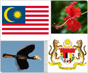 马来西亚国旗/国徽/国歌/国花/国树/国鸟