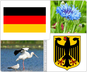 德国国旗/国徽/国歌/国花/国树/国鸟/国石
