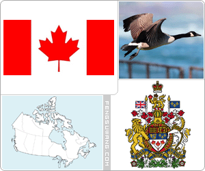 加拿大国旗/国徽/国歌/国花/国树/国鸟/国石/国兽