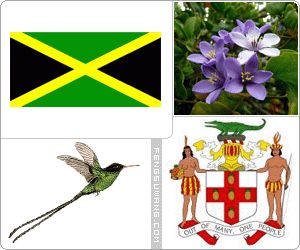 牙买加国旗/国徽/国歌/国花/国树/国鸟