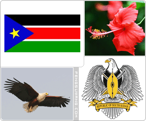 南苏丹国旗/国徽/国歌/国花/国鸟