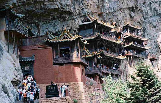 中国现存50大古建筑——恒山悬空寺
