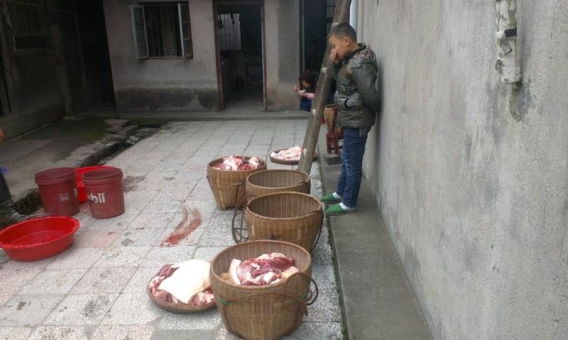 湖南张家界土家族杀年猪习俗